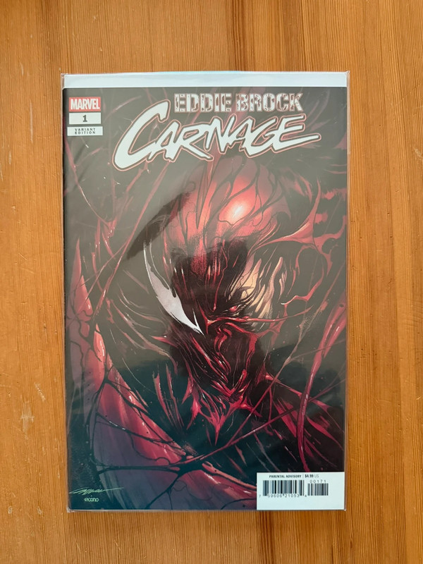 Eddie Brock - Carnage #1 - Cappuccio variant