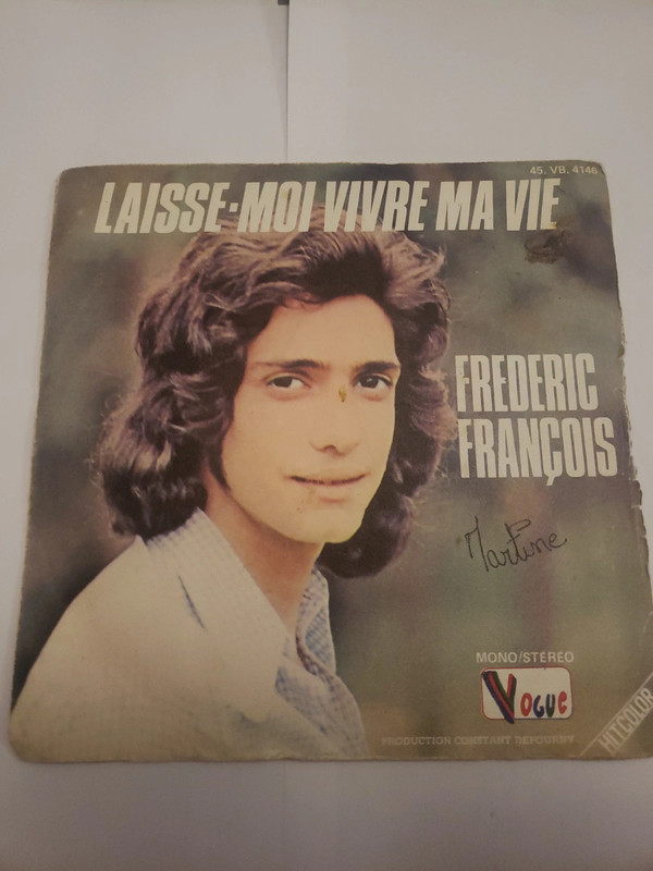Vinyle 45t Frédéric François
