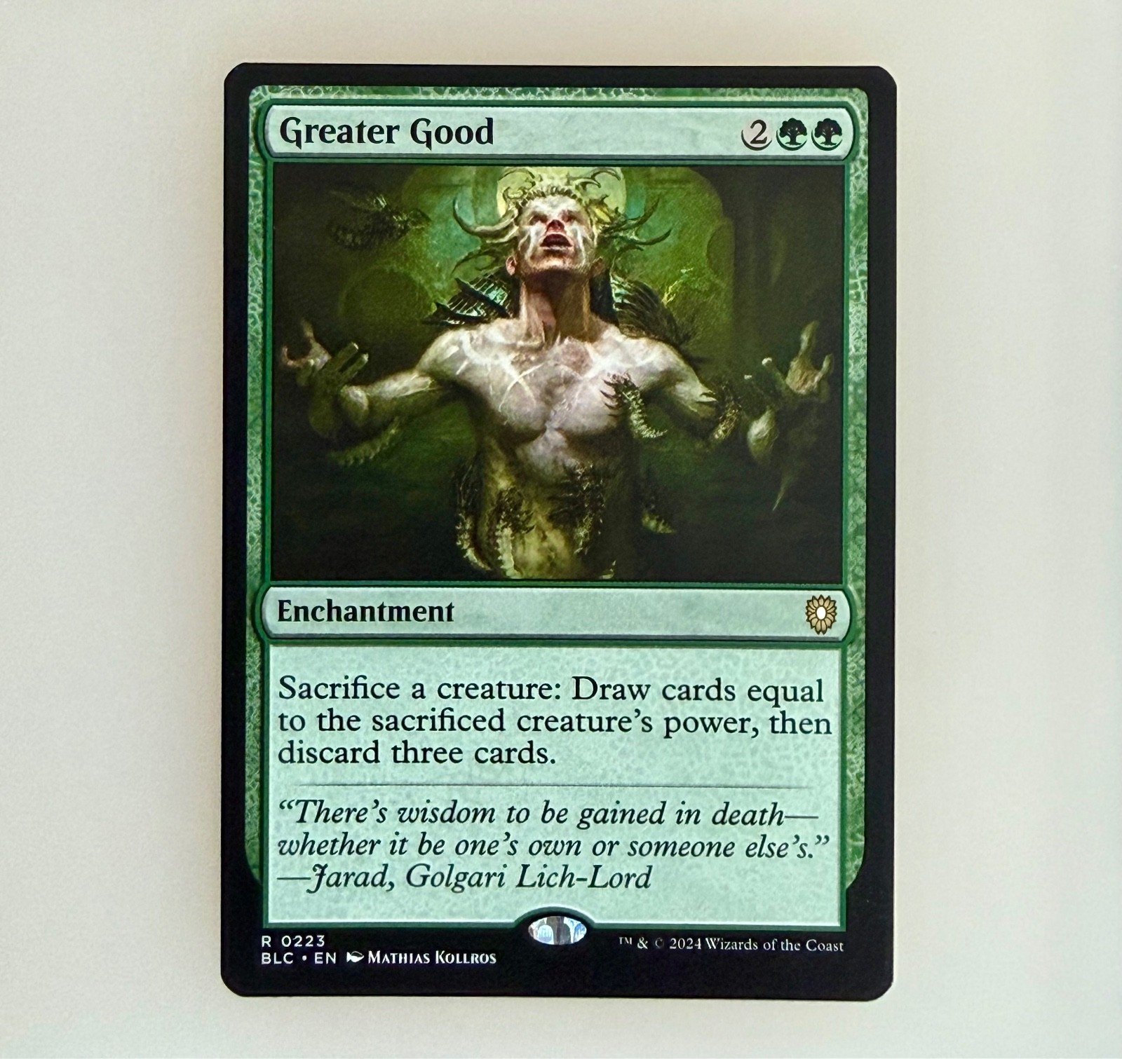 Magic: The Gathering Greater Good Commander: Bloomburrow NM