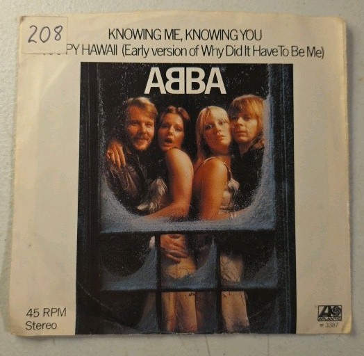 *ABBA – Knowing Me, Knowing You USA Picture Sleeve 45