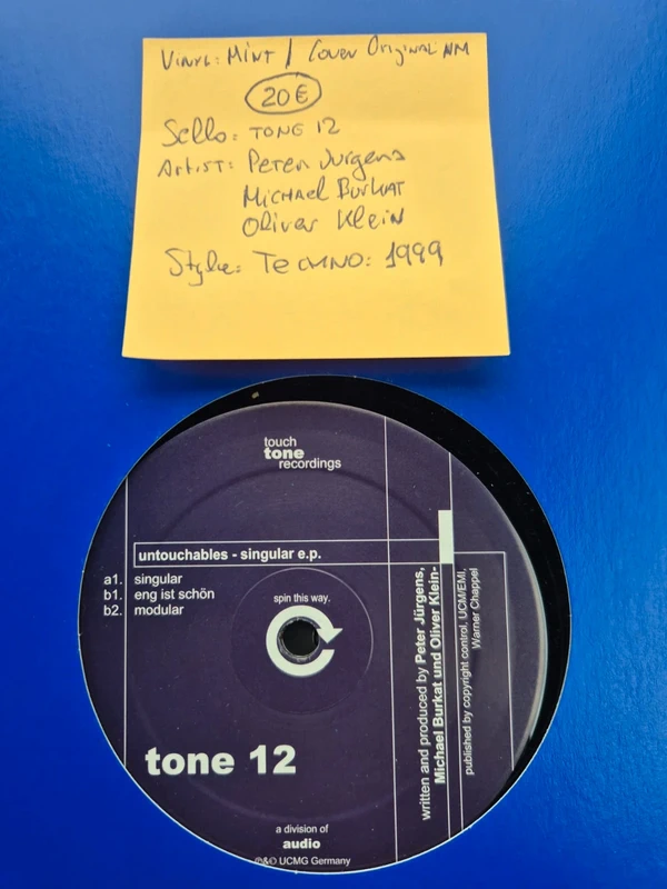 Michael burkat y Oliver Klein [Tone12] vinilo techno