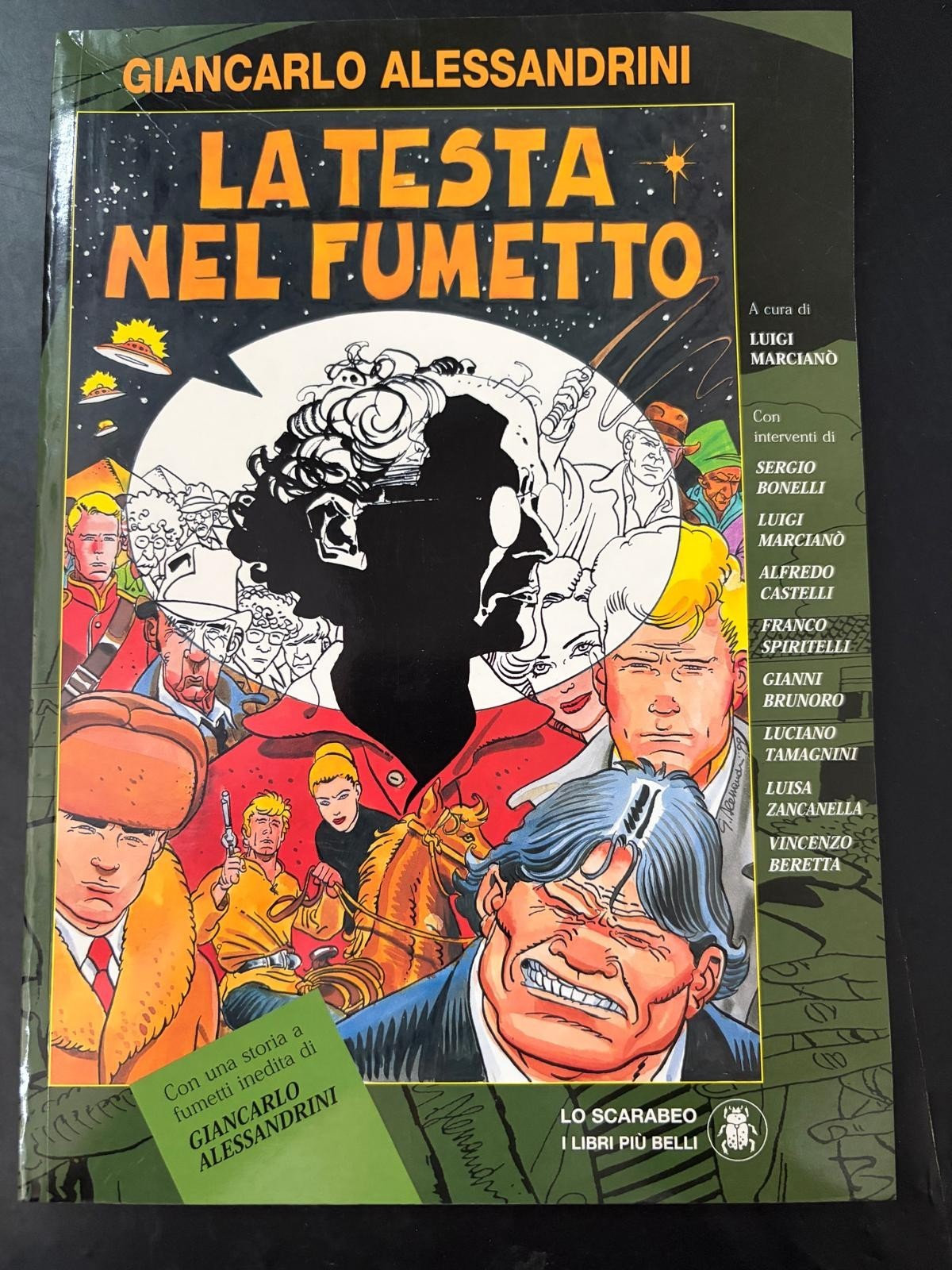 GIANCARLO ALESSANDRINI - LA TESTA NEL FUMETTO - MARTIN MYSTERE - LO SCARABEO