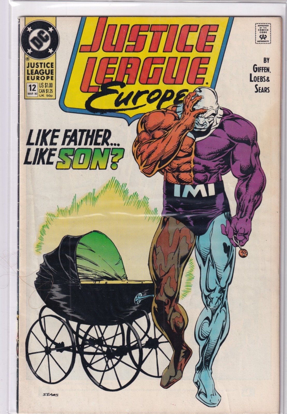 28525: DC COMICS JUSTICE LEAGUE EUROPE #12 grado VG