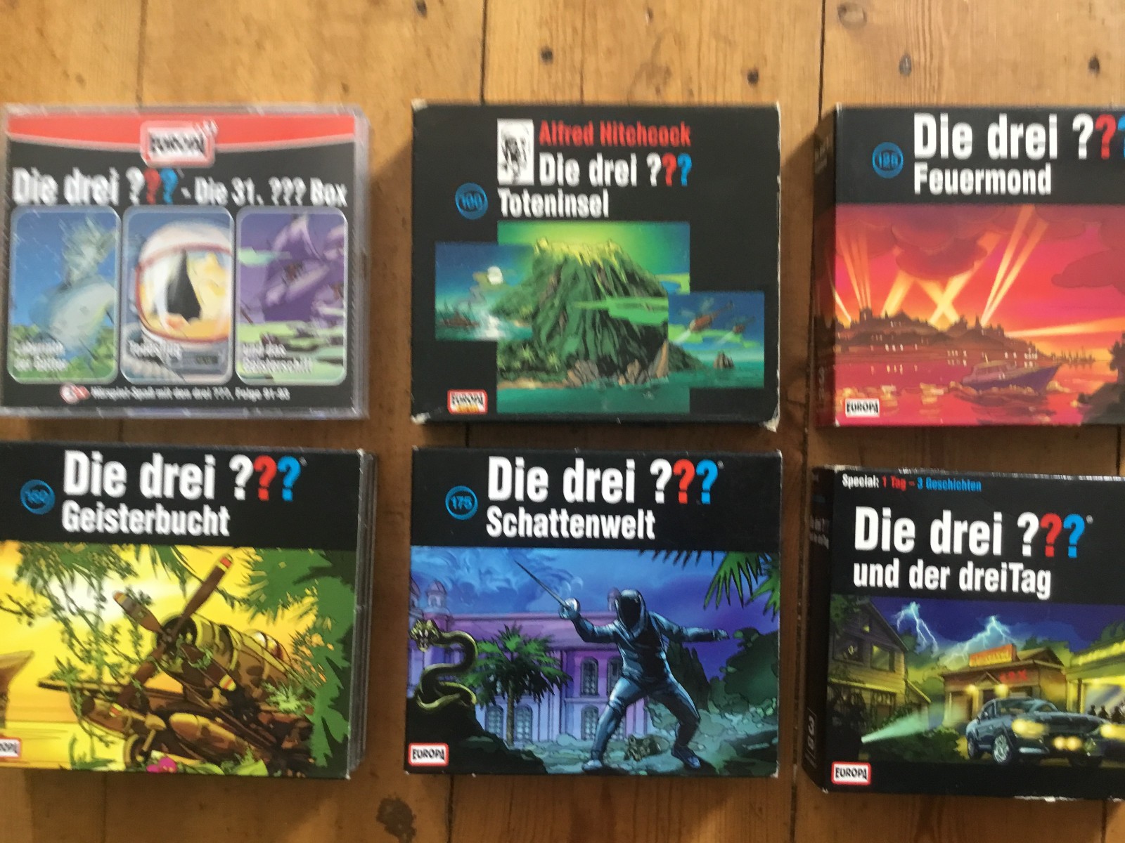 Die drei ???Fragezeichen 91 92 93 100 125 150 175 dreiTag[18 CD]EUROPA Hitchcock