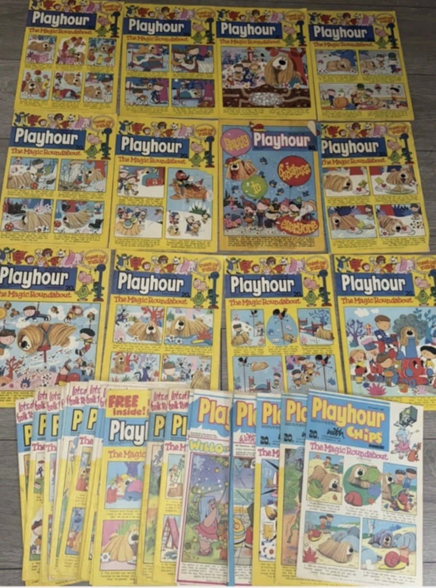 PLAYHOUR COMIC Bundle x40 1982 & 1983 Retro Vintage