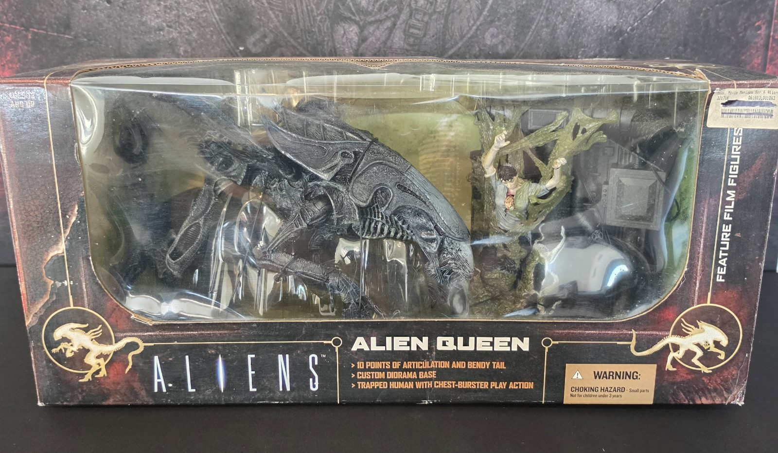 McFarlane Movie Maniacs 6 Alien Queen Aliens Deluxe Box Set NEW SEALED