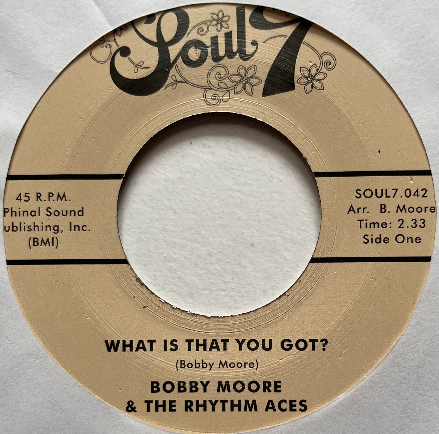 Bobby Moore & The Rhythm Aces – What Is That You Got? (2015)