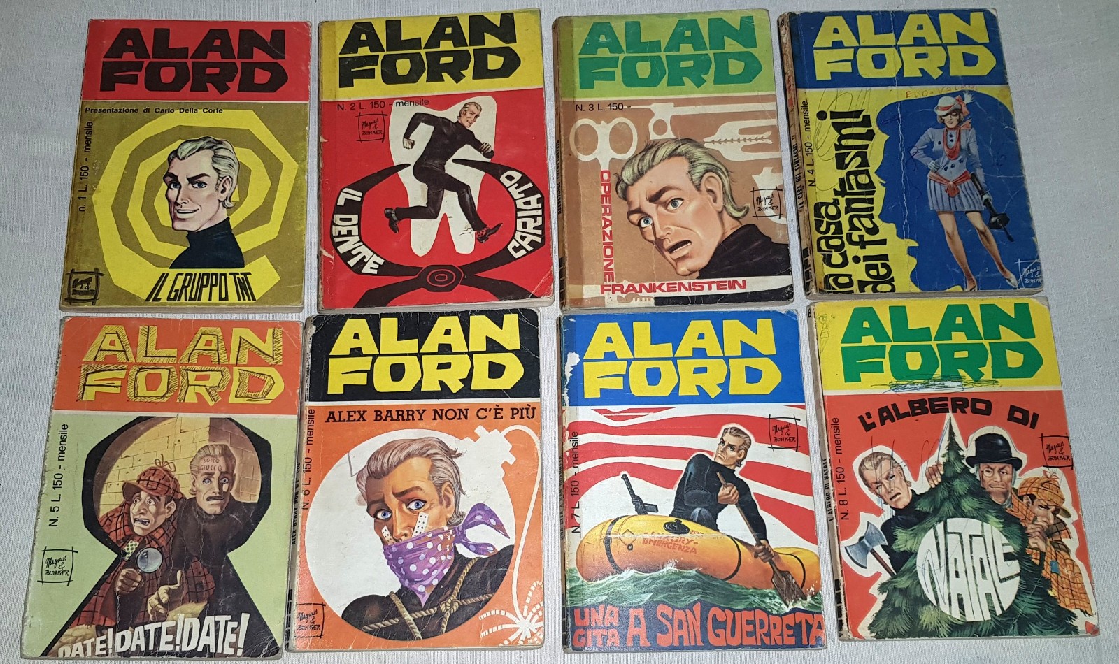 ALAN FORD 1 - 75 originale completa pittosto vissuta leggi note
