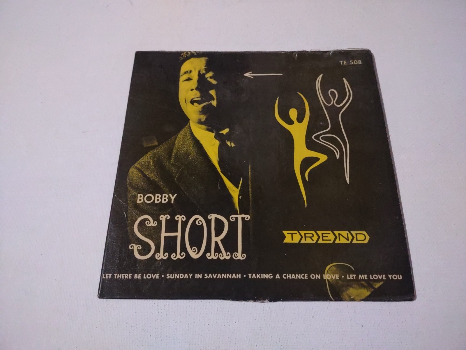 BOBBY SHORT LET THERE BE LOVE 45RPM EP TREND TE 508 PIANIST CABARET SINGER