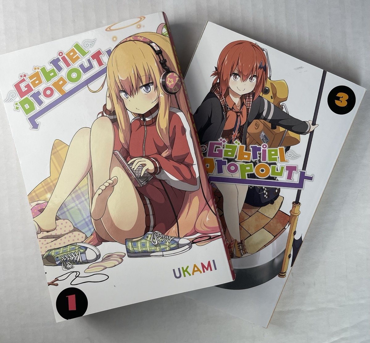 Gabriel DropOut Vol. Set 1 e 3 Manga Inglese Giapponese Fumetti Ukami