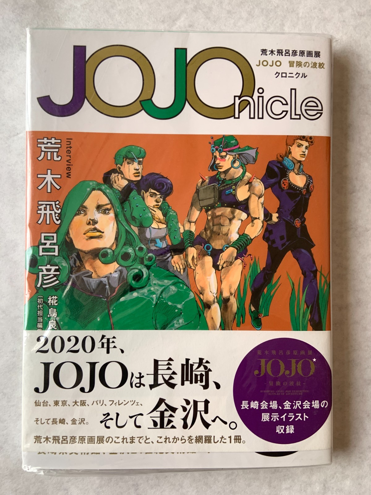 JoJo's Bizarre Adventure JOJOnicle Hirohiko Araki mostra pittura originale
