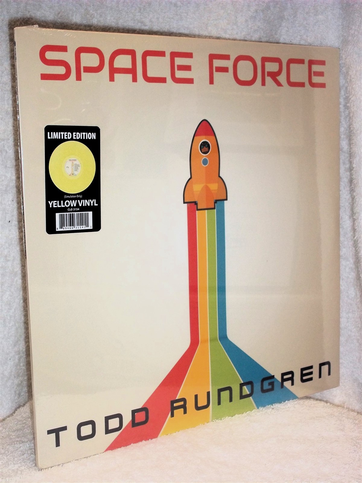 Space Force (VINYL LP, 2022, YELLOW VINYL) NEW Todd Rundgren pop rock electro