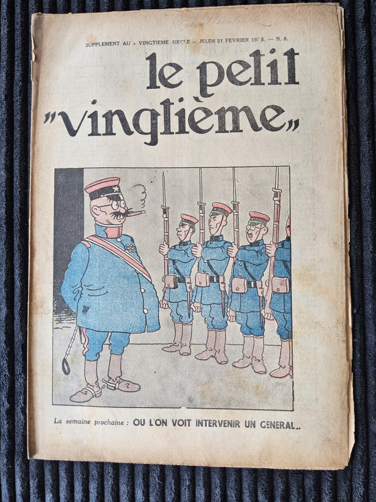 Tintin - Petit Vingtième - Numéro 8 de 1935