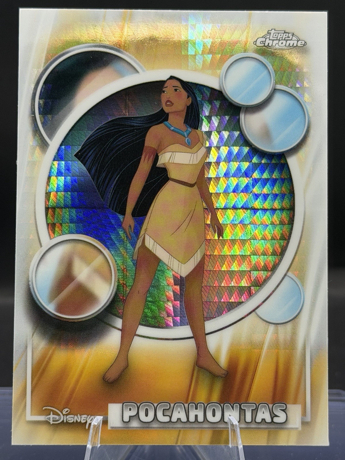 Pocahontas - 2026 Topps Chrome Disney Prizm Refractor #157