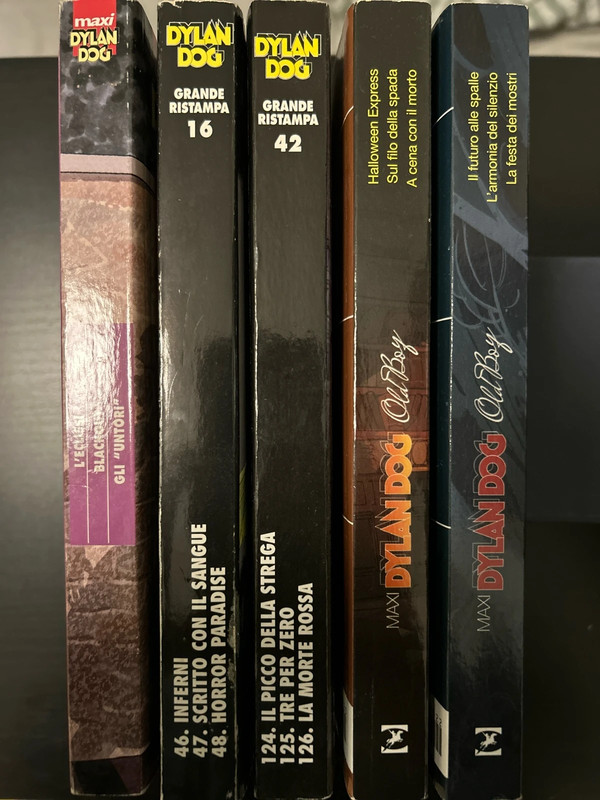 Set di 5 collection Dylan Dog - Maxi + Grande ristampa