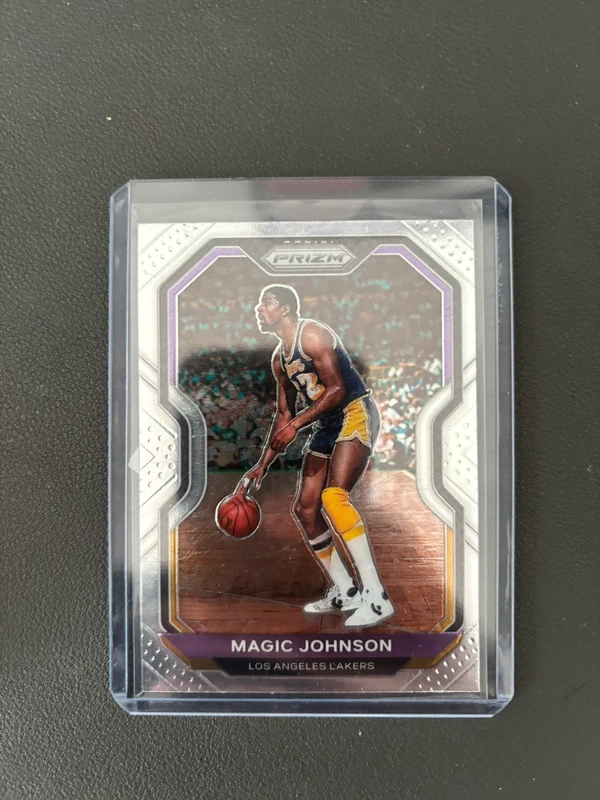 Magic Johnson 2020-21 Panini Prizm #219 Los Angeles Lakers