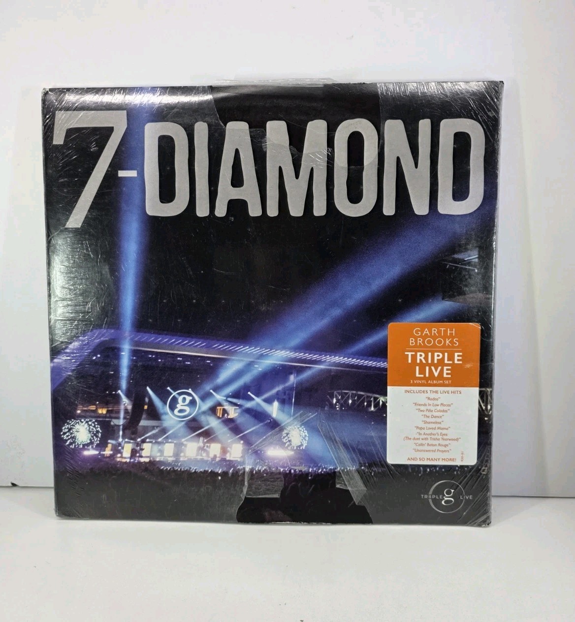 7-Diamond GARTH BROOKS TRIPLE LIVE 3 Albums Vinyl Record LP New Sealed