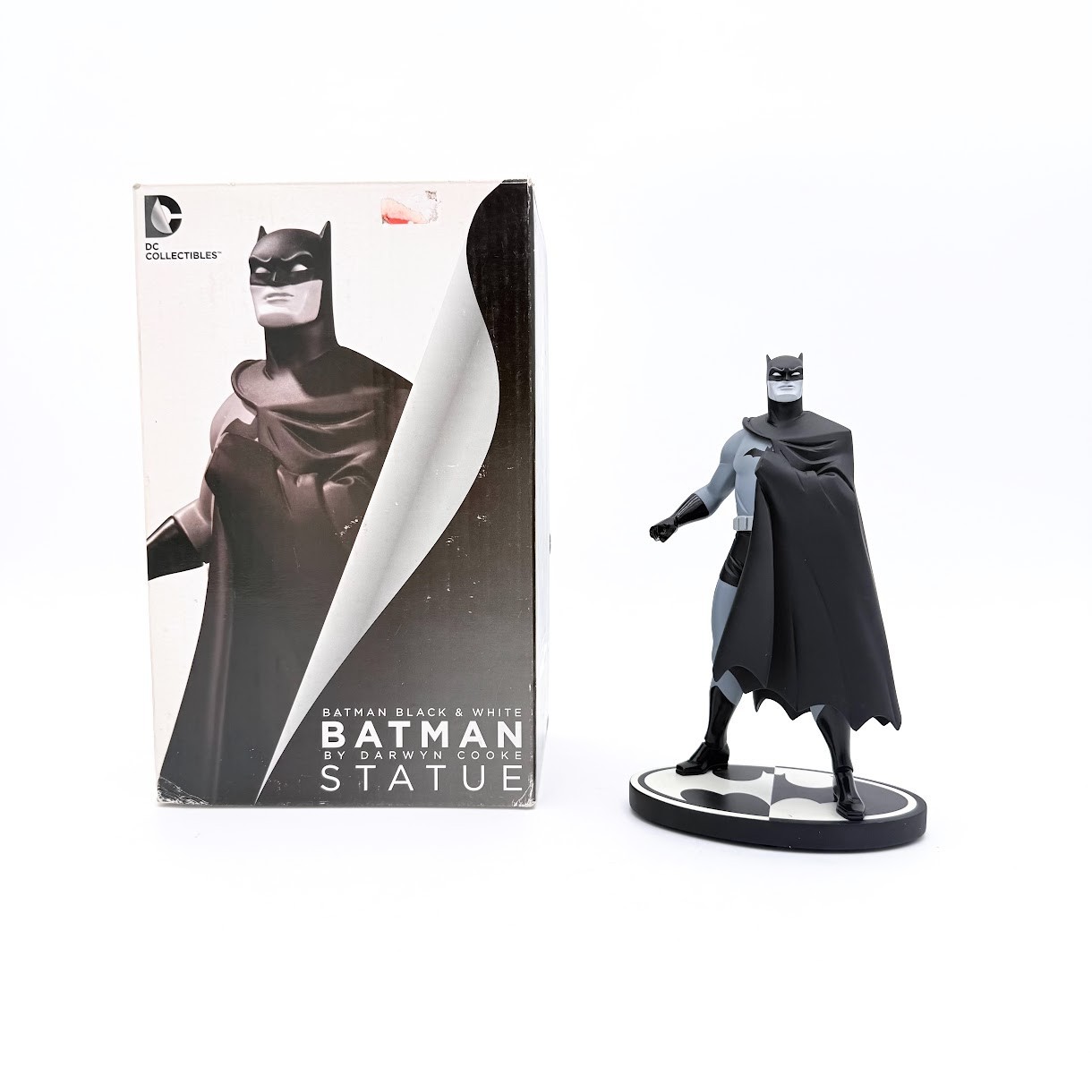 Statua Batman Serie Bianco e Nero 1° Edizione di DARWYN COOKE DC Direct Nuova
