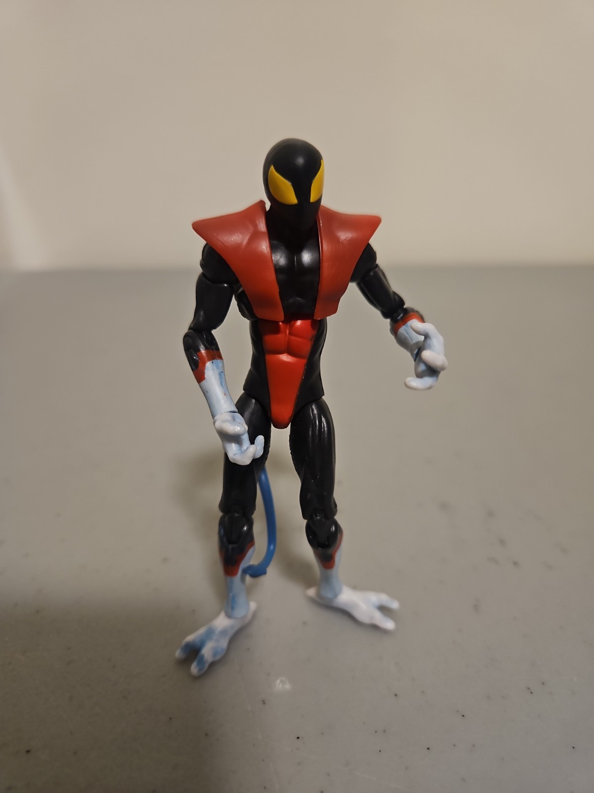 Spiderman + Nightcrawler X-Men Modellino Mash Up Personalizzato Unico nel suo genere!!!