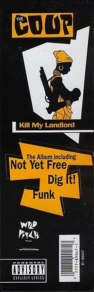 The Coup / Kill My Landlord 1993 US LP Vinyl Wild Pitch Records E189047
