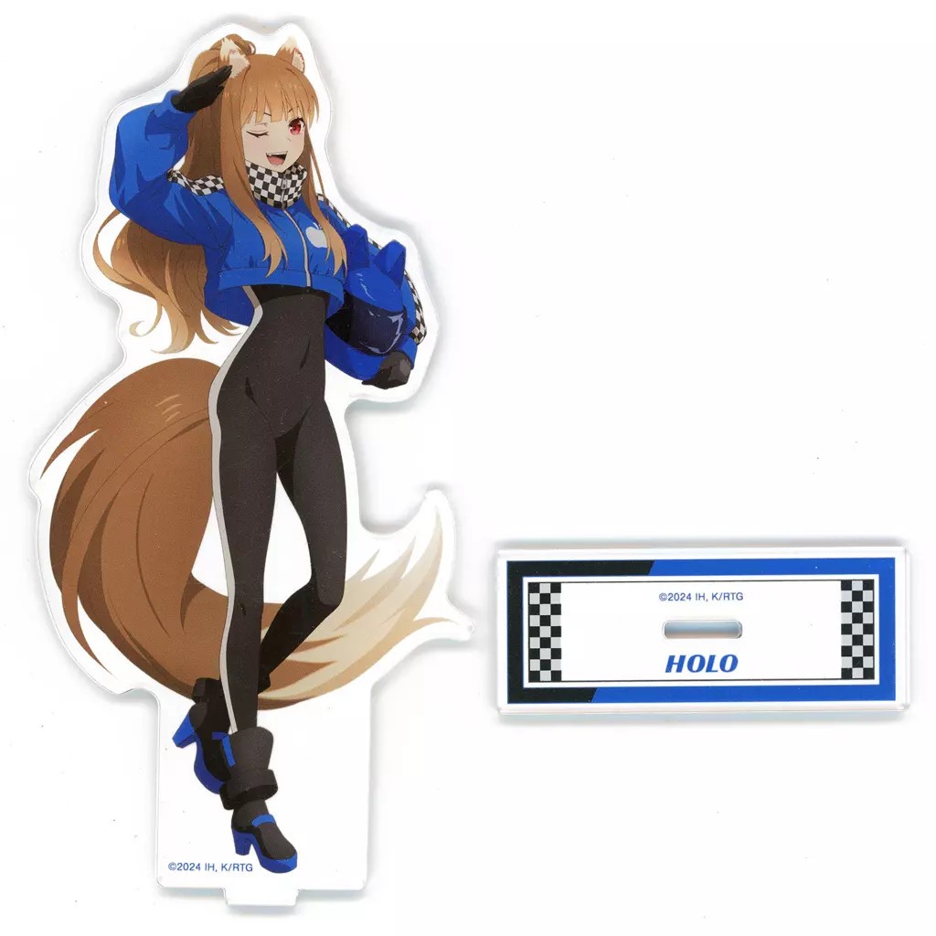 Hololive Holo Acrylic Stand Car Racer Ver Full Body Big Acrylic Disp da...