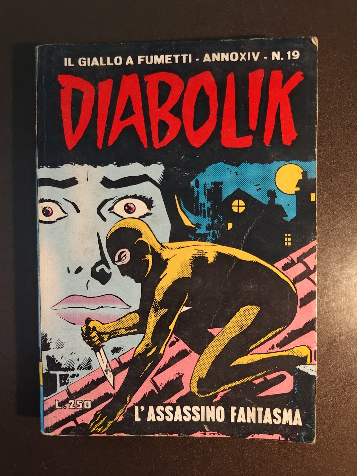 Diabolik N. 19 Anno XIV - L'assassino fantasma (ristampa 1975)