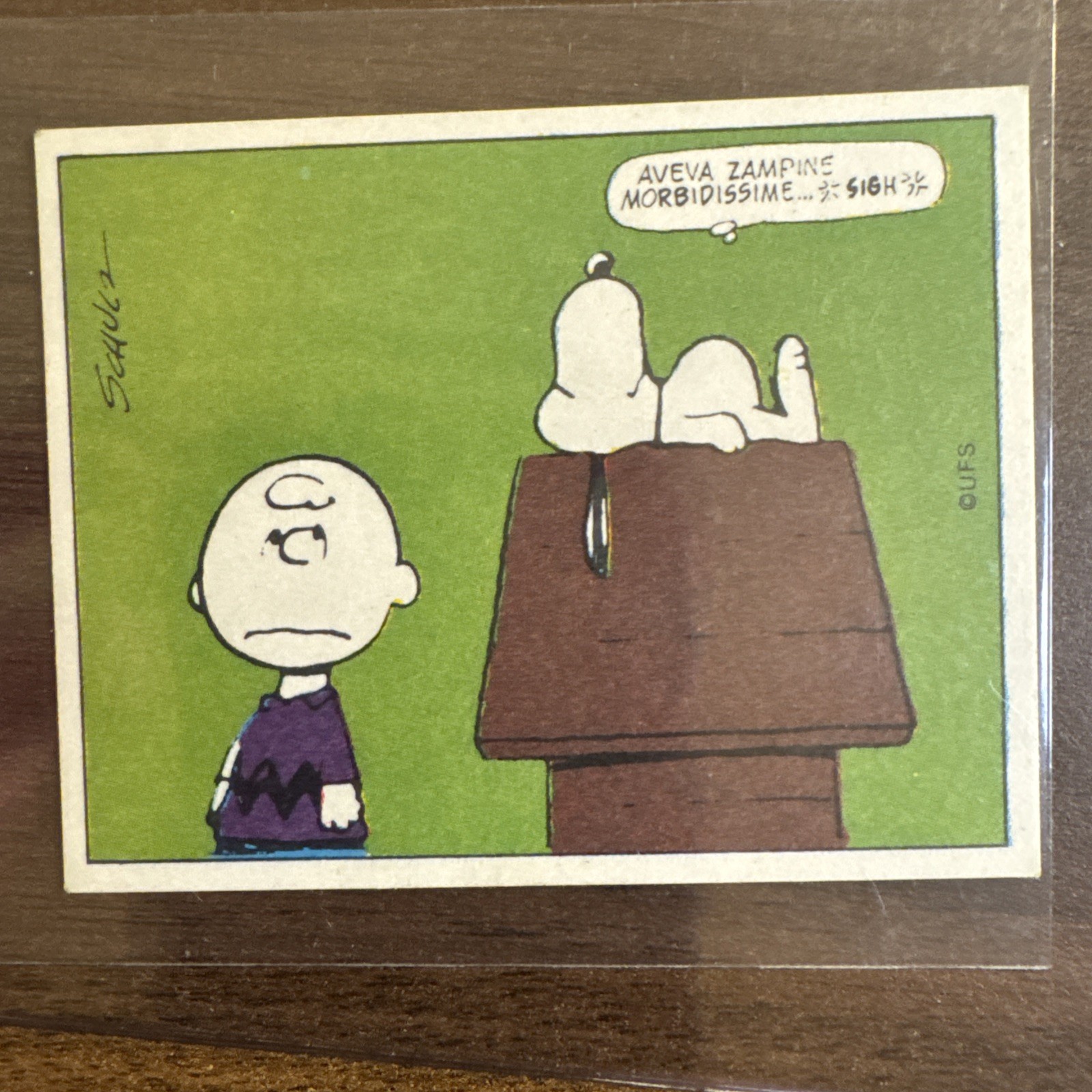 Charlie Brown & Snoopy (Peanuts), 1971 Le Figurine Di Linus, #268, ~NM