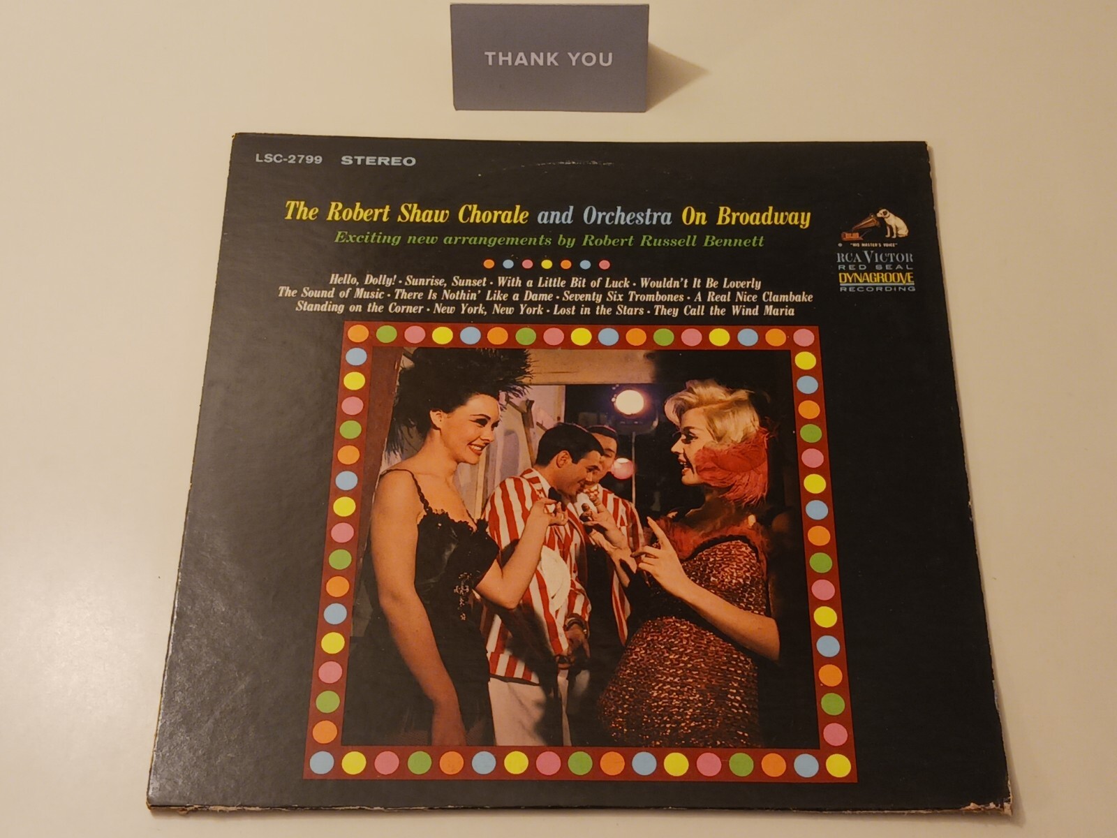 The Robert Shaw Chorale Orchestra On Broadway LP LSC2799 Vinyl 1965 Vintage Rare