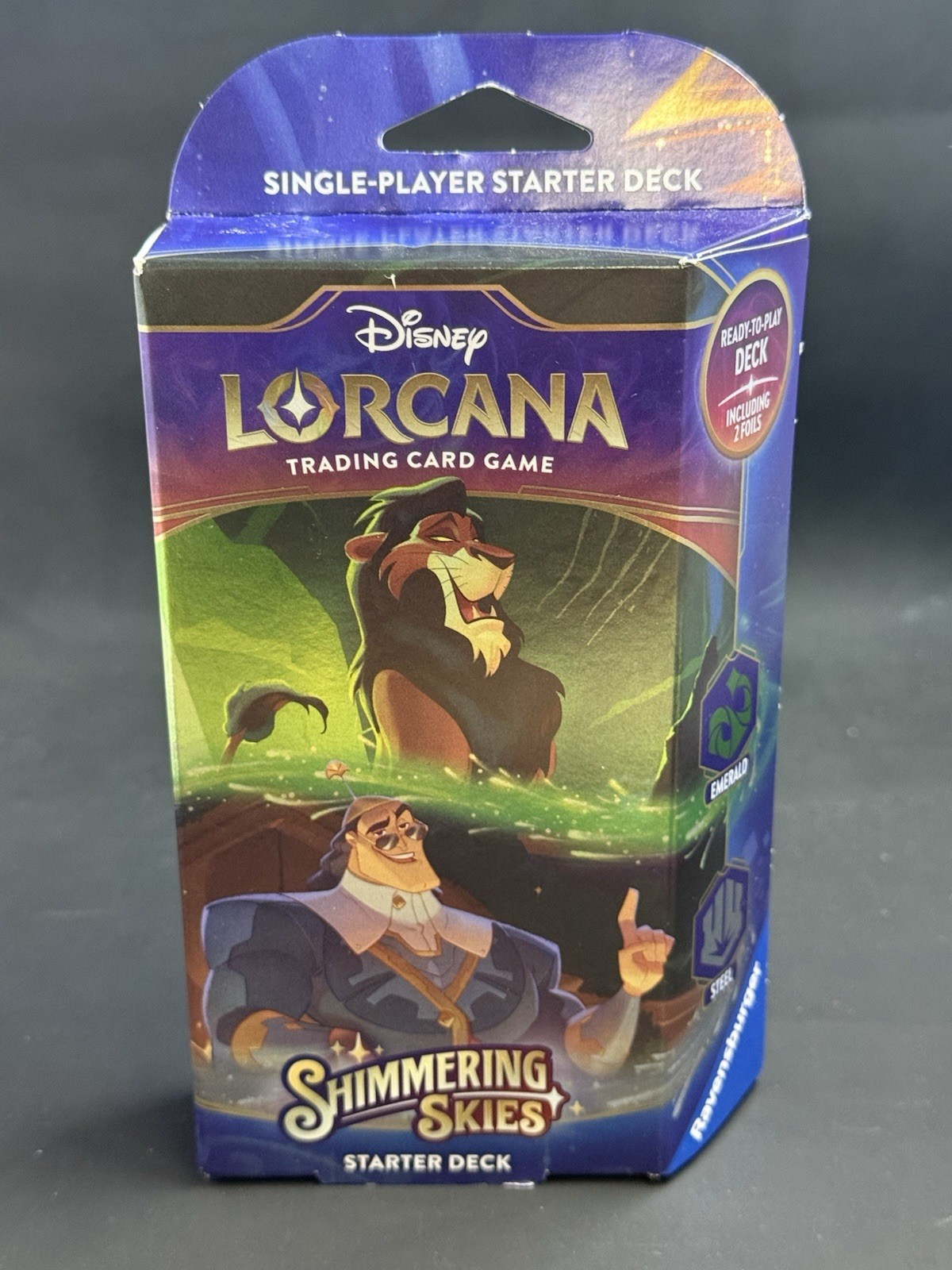 Lorcana Shimmering Skies Starter Deck Smeraldo/Acciaio 2024