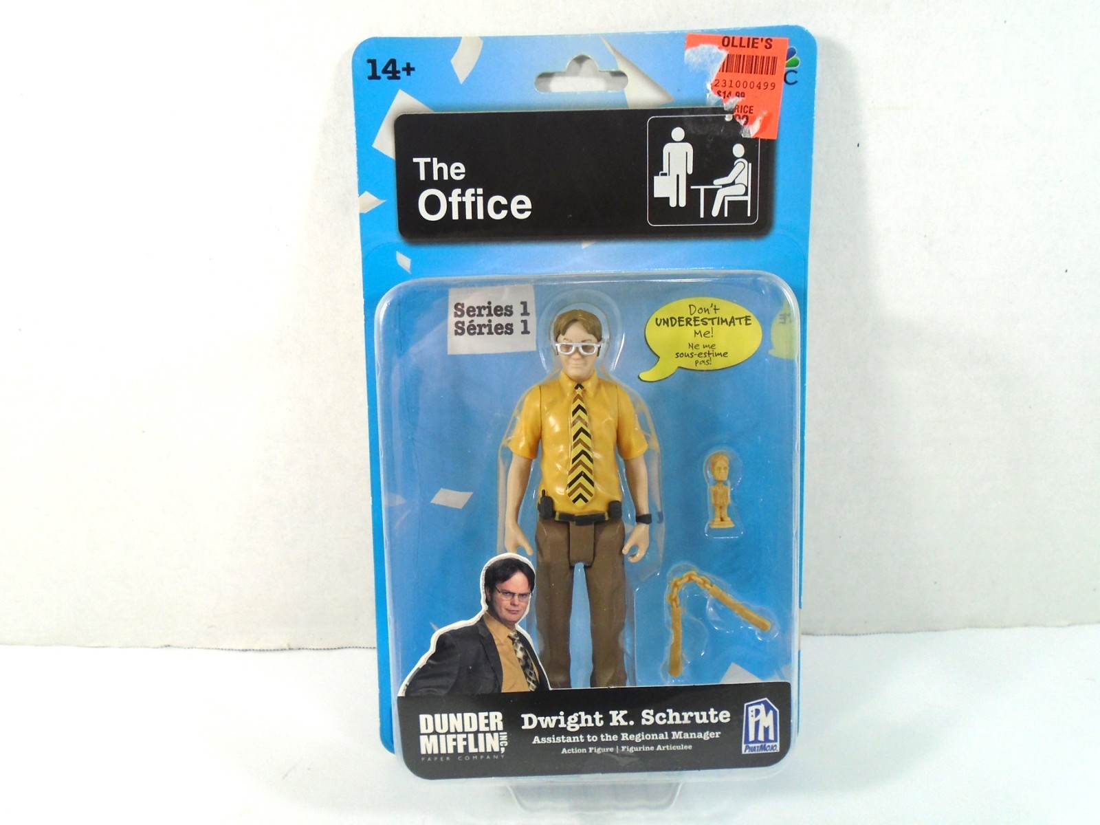 2019 PHATMOJO--THE OFFICE TV SHOW--5" DWIGHT K SCHRUTE FIGURE (NEW)
