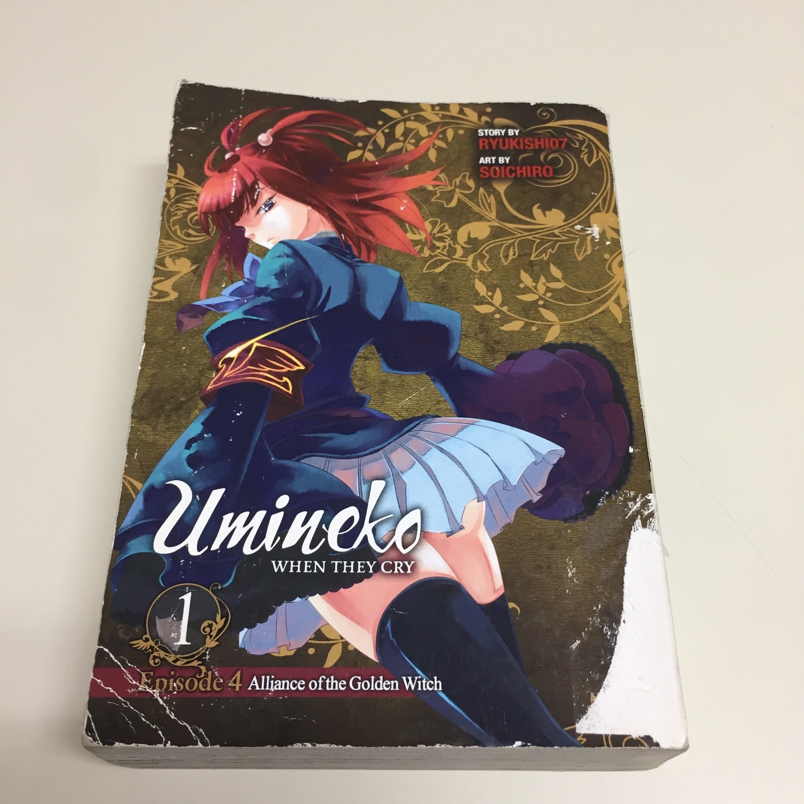 Umineko When They Cry Episodio 4 Vol 7 Alleanza della Strega d'Oro Manga Inglese