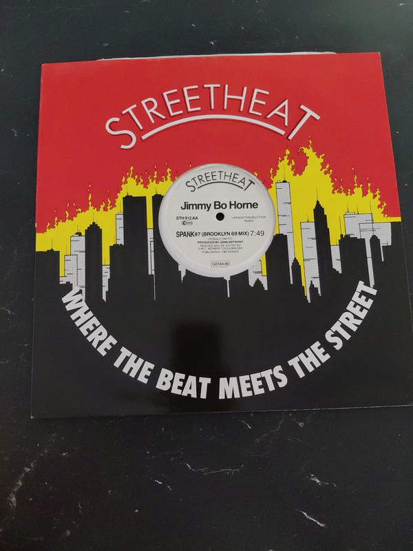 Disque vinyle maxi 45 tours de Jimmy Bo Horne intitule Streetheat