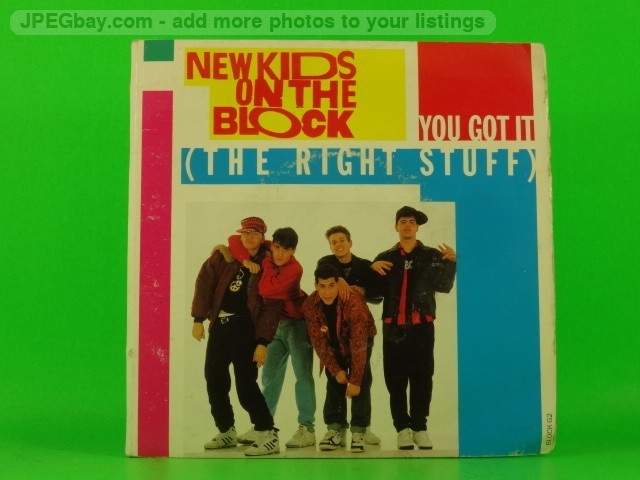 NEW KIDS ON THE BLOCK YOU GOT IT (PICTURE SLEEVE) (1) (137) 7" CBS