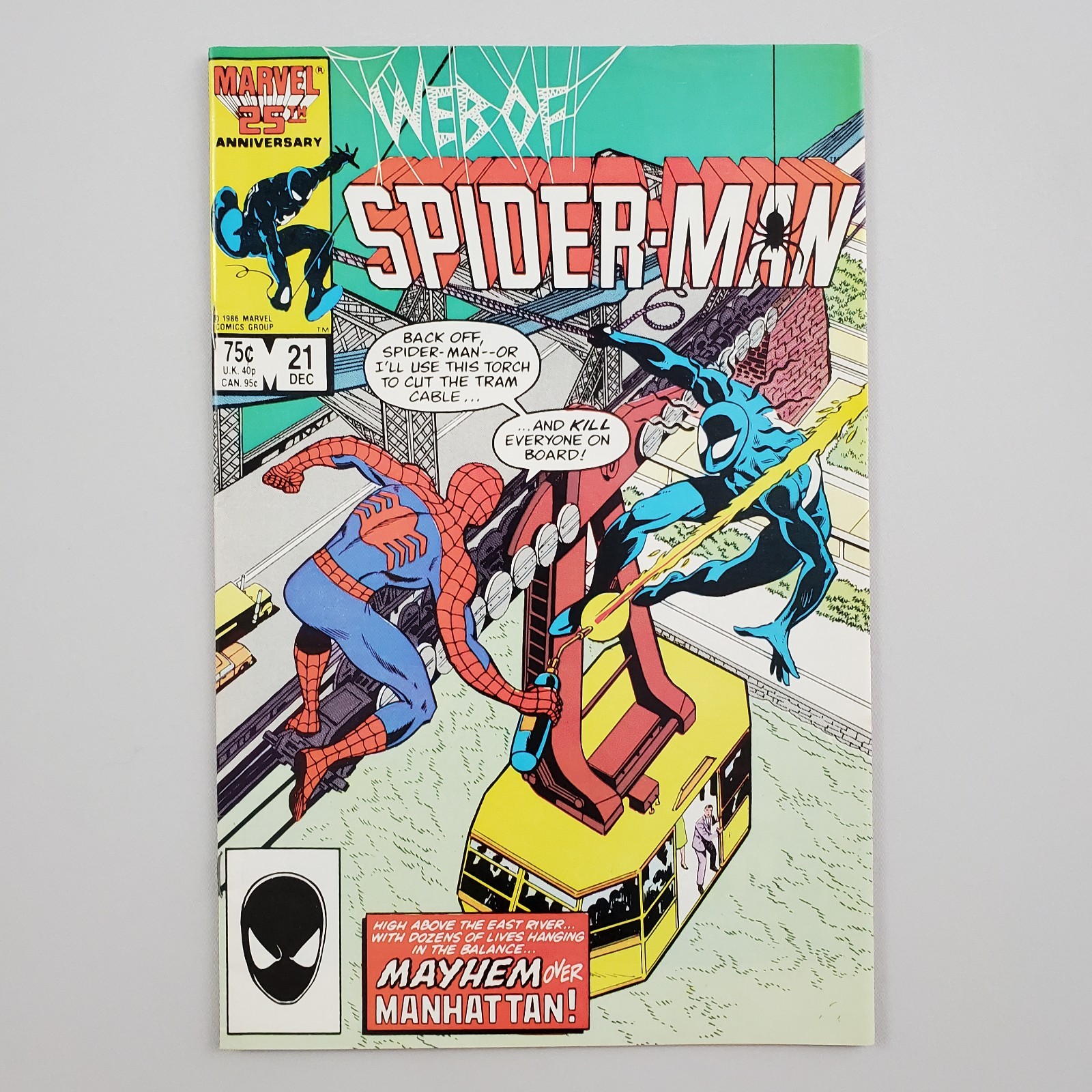 Web of Spider-Man #21 dicembre 1986 Marvel Comics FN/VF 7.0 Larry Lieber Colletta B&B