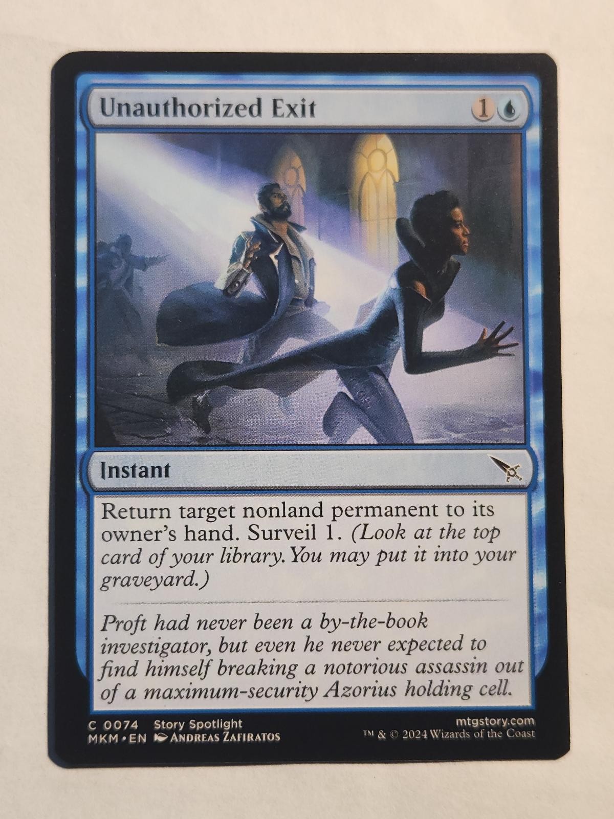 Uscita non autorizzata 74 omicidi a Karlov Manor Magic: The Gathering LP comune