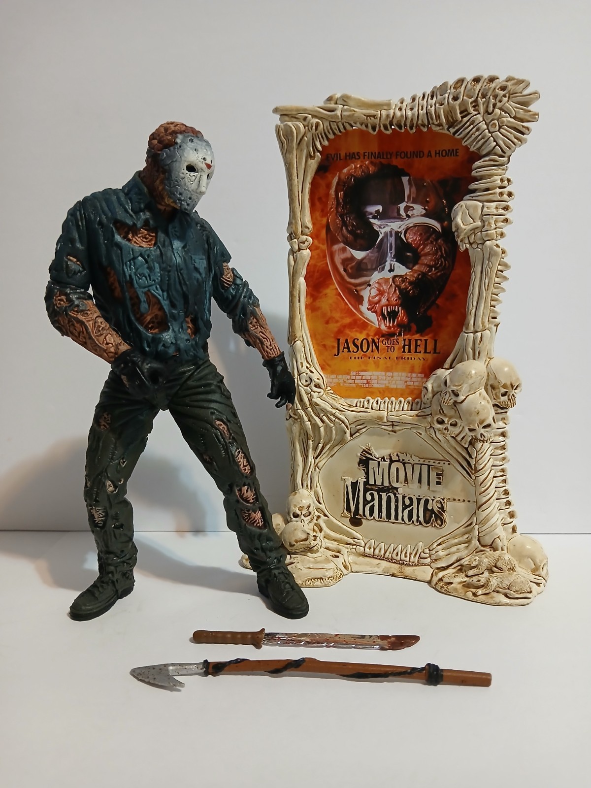Modellino McFarlane Movie Maniacs Venerdì 13 Jason Goes to Hell 7" 1998