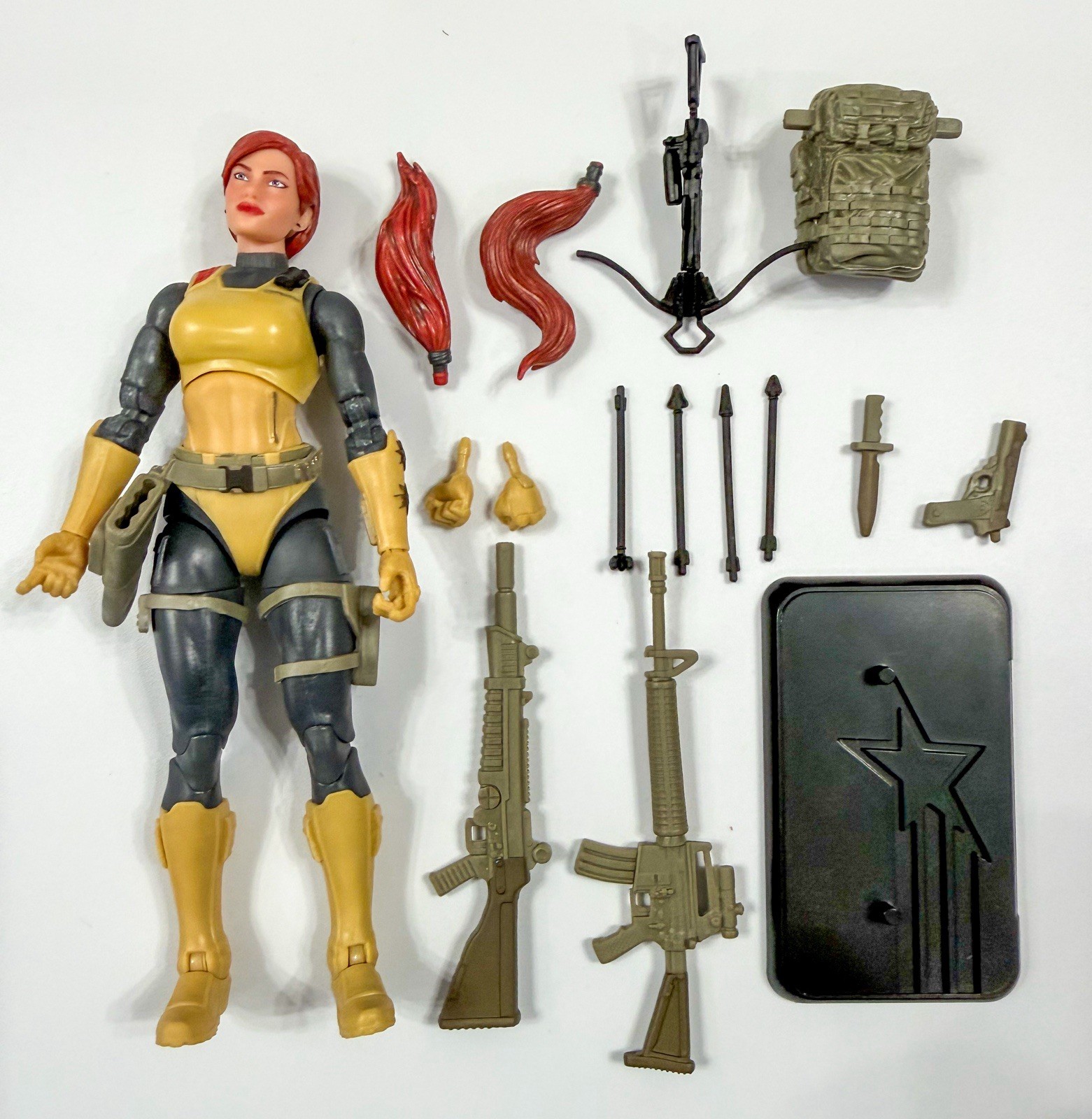 Modellino GI Joe Classified Retro Scarlett 6" completo sfuso senza carta