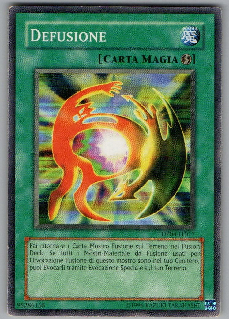 Yu-Gi-Oh! Defusione (De-Fusion) DP04-IT017 Common ITA Excellent
