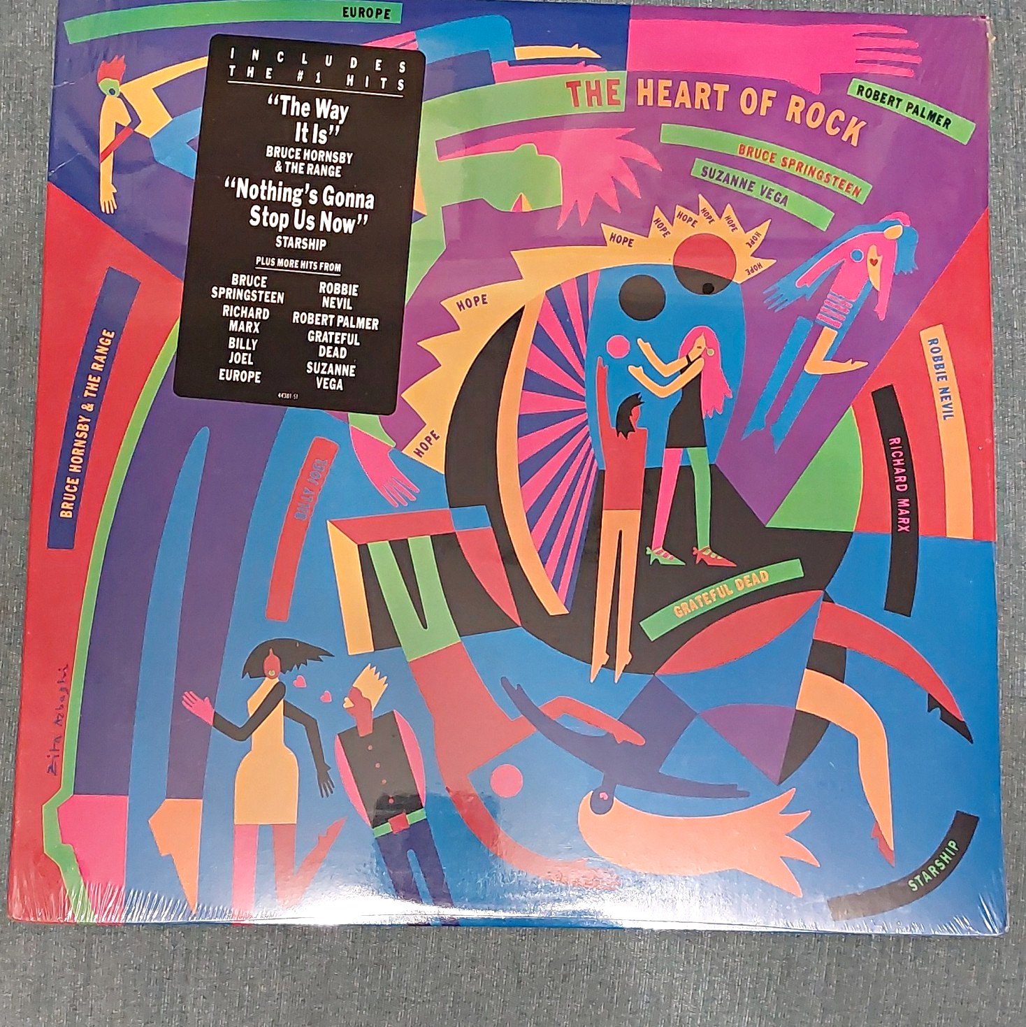 The Heart of Rock Vinyl LP CBS Records 1988 Europe Starship Billy Joel