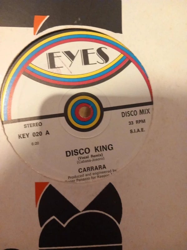 Carrara disco king 12' italo disco
