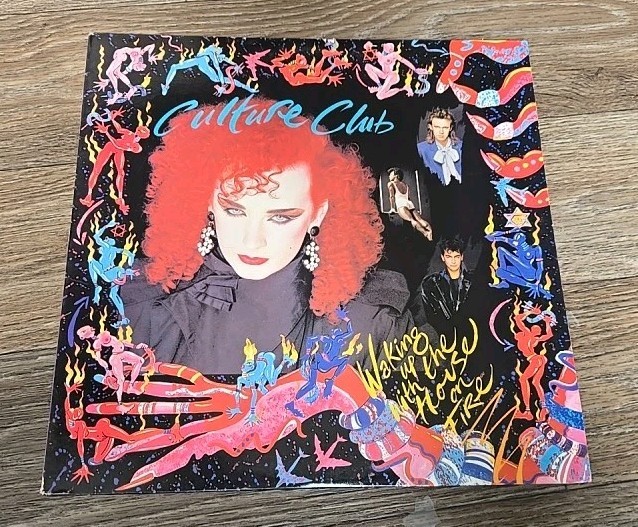 Culture Club Waking Up With the House on Fire LP 12" Black Vinyl Virgin Pop