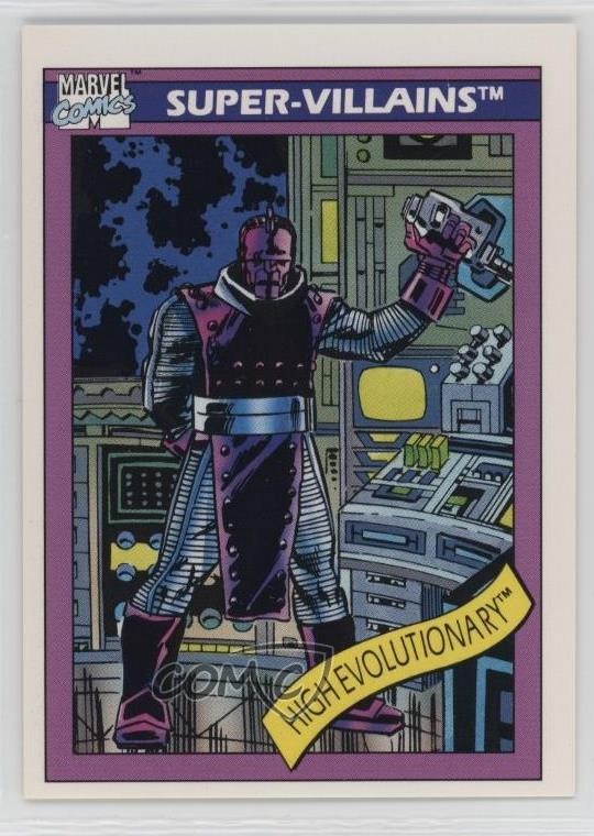 1990 Impel Marvel Universe Super-Villains High Evolutionary #77 12zm