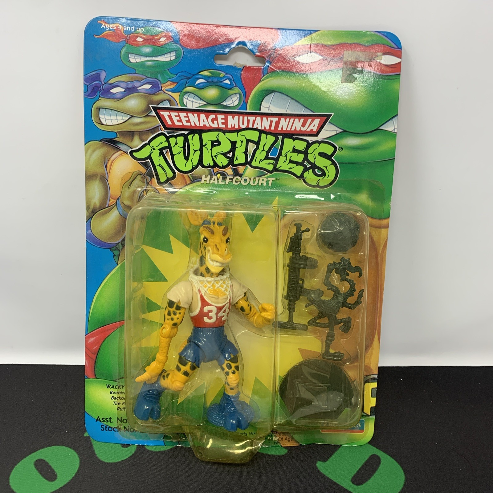 Teenage Mutant Ninja Turtles TMNT Halfcourt Action Figure Playmates Sealed 1992