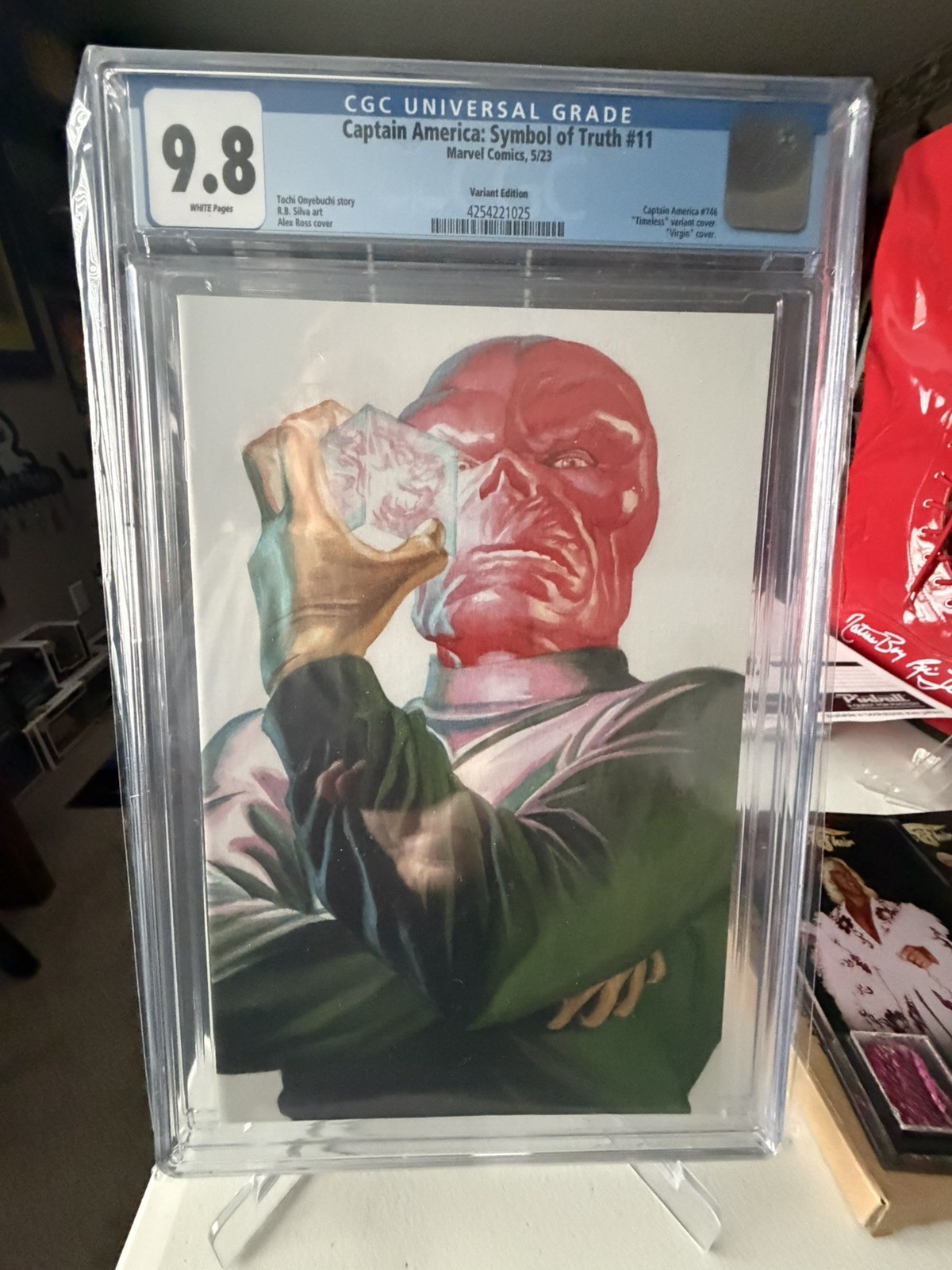 Captain America Symbol of Truth #11 CGC 9.8 Alex Ross Timeless Virgin Red Skull 