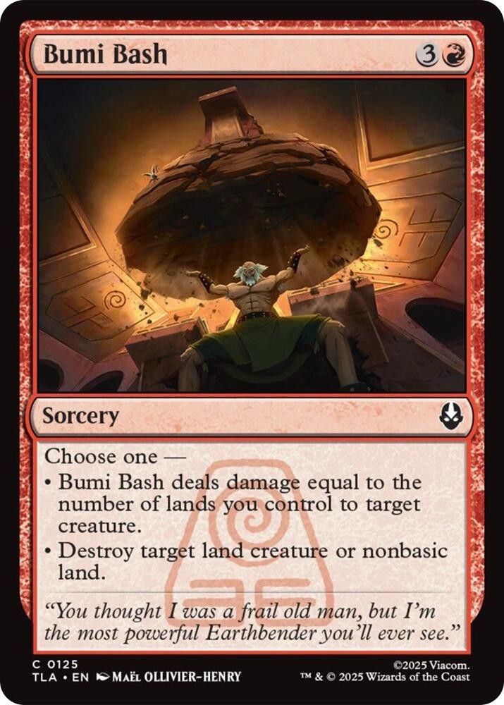 Bumi Bash C Avatar: The Last Airbender MTG 125 LP