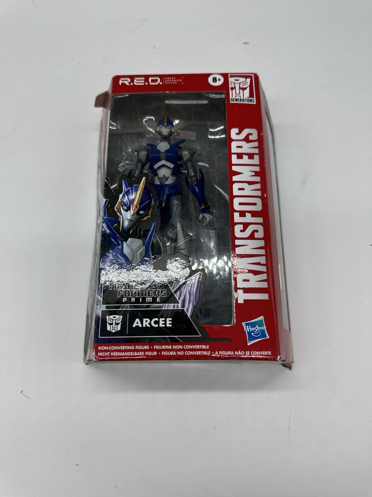Hasbro Transformers Prime R.E.D. Modellino Arcee Autobot non convertibile