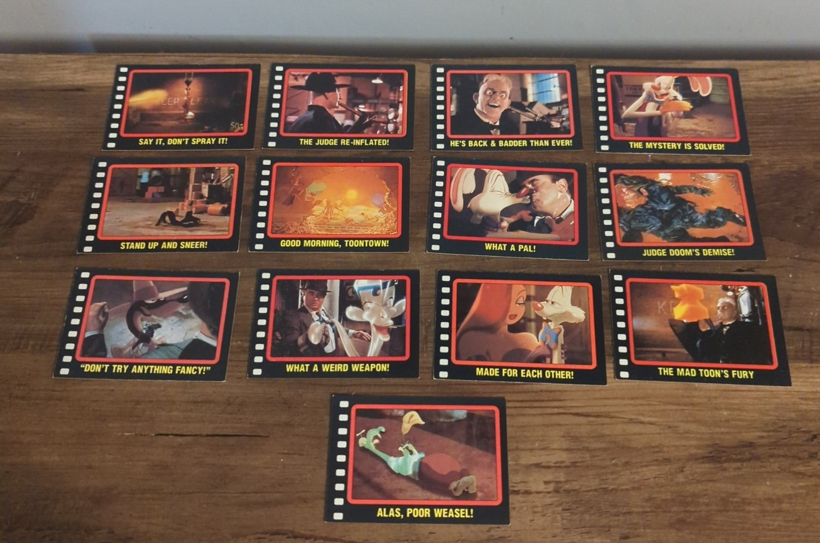 Who Framed Roger Rabbit Trading Cards Lot 2 13 Cards Topps 1997