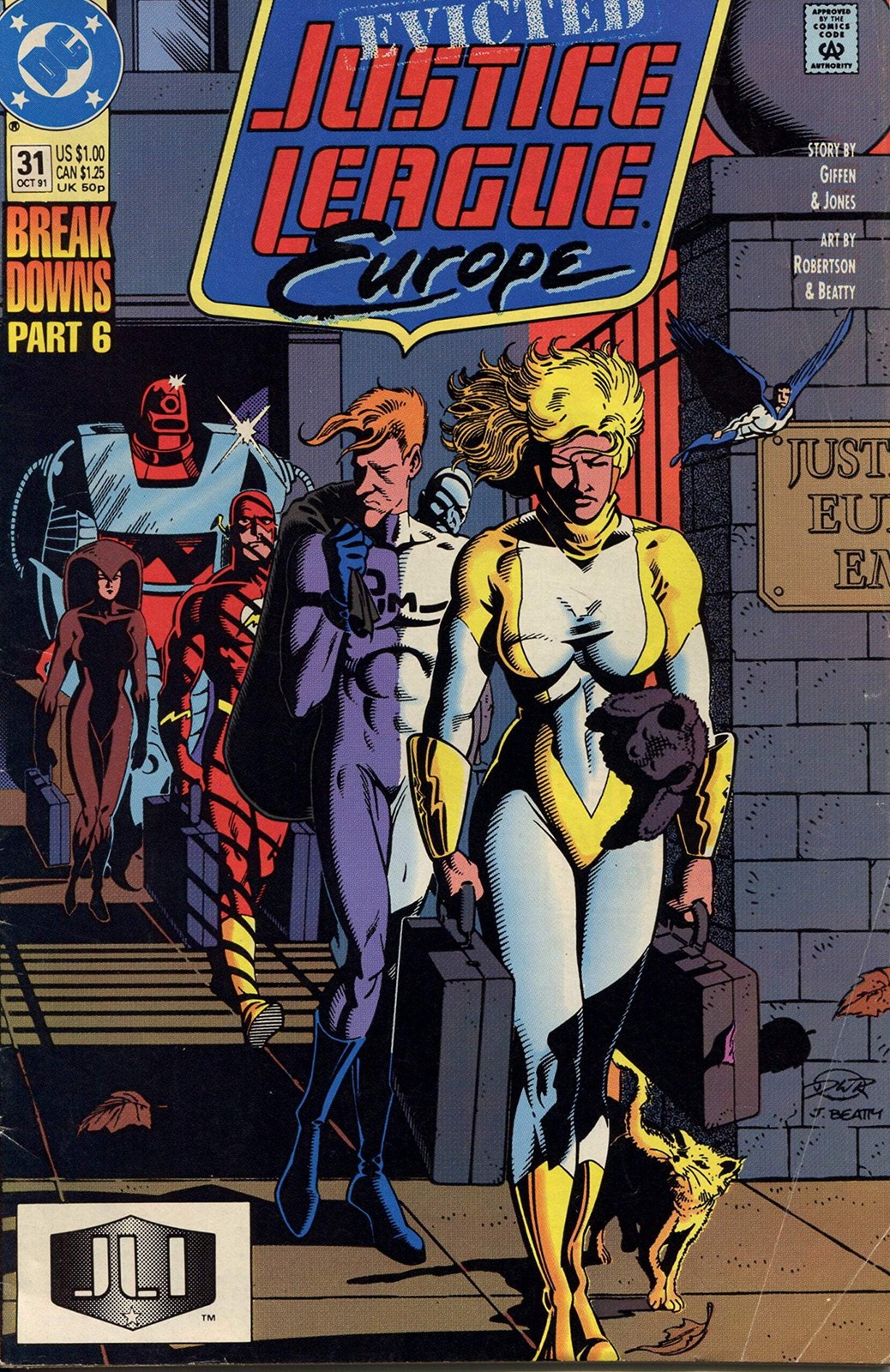Justice League Europa #31 Le cose cadono a pezzi