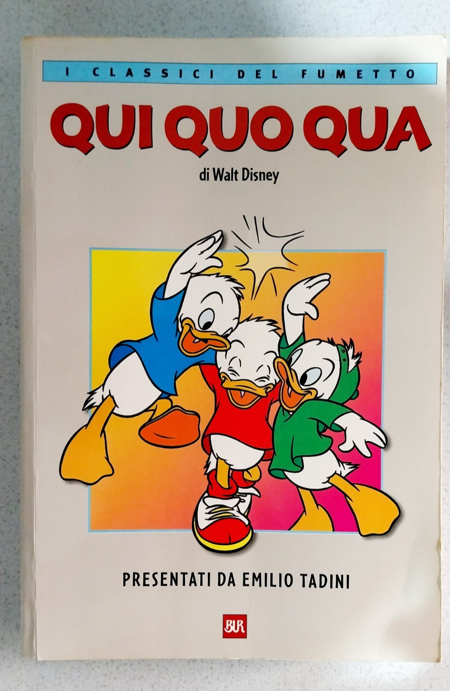 QUI QUO QUA presentati da Emilio Tadini I CLASSICI DEL FUMETTO BUR