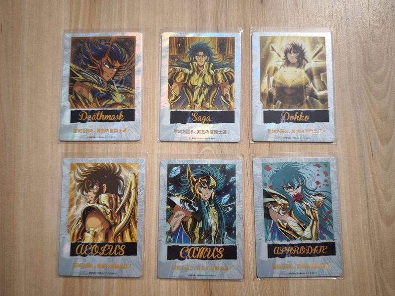 Cartes de collection Saint Seiya 40eme anniversaire